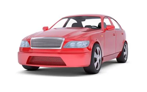 Red car image Stock Illustration