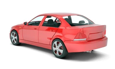 Red car image Stock Illustration