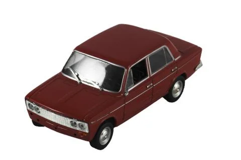 Red car isolated Stock Illustration