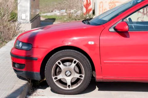 Red car Stock Photos