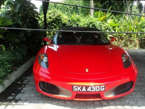 Red Car Foto stock