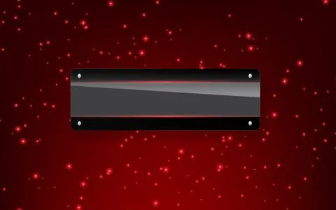 Red card with copyspace Stock-Illustration