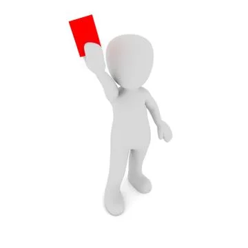 Red card Stock Illustration