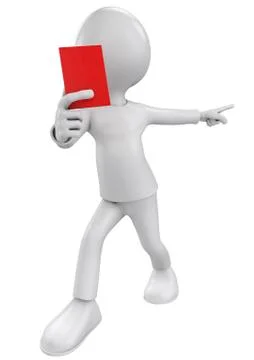 Red card Stock Illustration