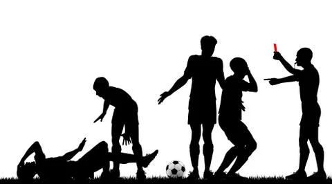 Red card Stock Illustration