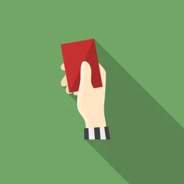 Red card Stock Illustration