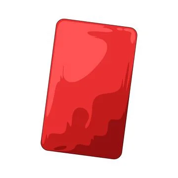 Red card illustration Stock Illustration