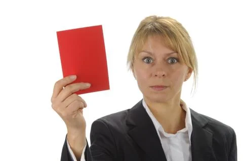Red card Stock Photos