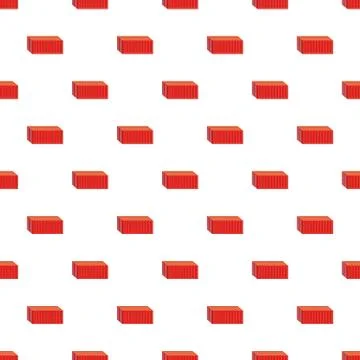 Red cargo container pattern Illustrazione stock
