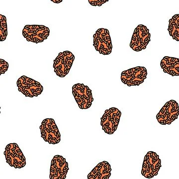 Red cargo rice vector seamless pattern 스톡 일러스트