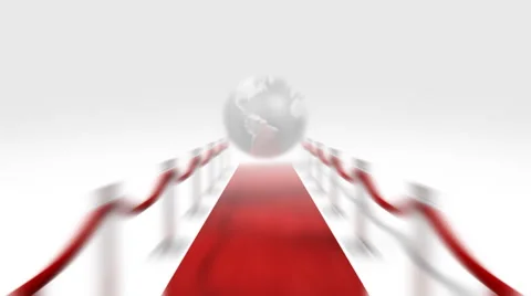 Red Carpet Earth Stock Footage 65433177
