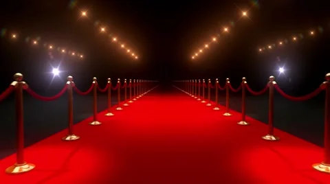 The Red carpet Stock Footage