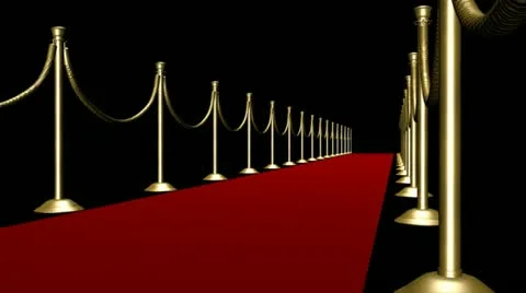 Red Carpet II - Transparent Loop (+ alpha channel) Vídeo Stock 11204665