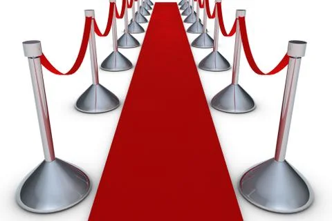 Red carpet Stock Illustration