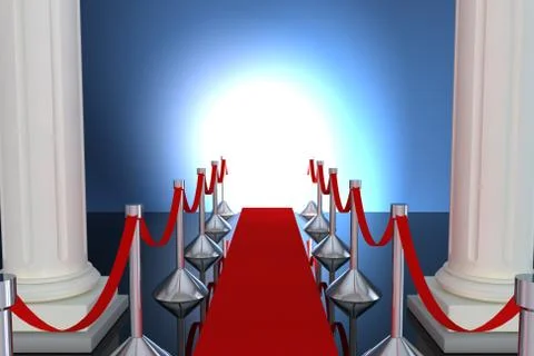 Red carpet Stock Illustration