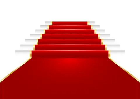 Red carpet Stock Illustration