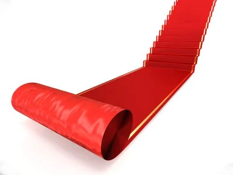 Red carpet Stock Illustration