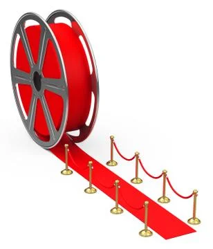 The red carpet Stock Illustration