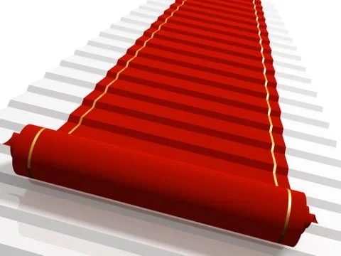 Red carpet Stock Illustration