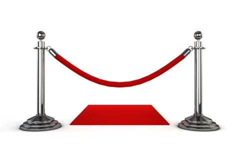 Red carpet Illustrazione stock
