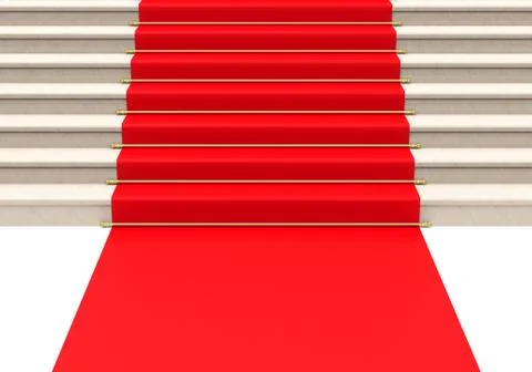 The red carpet Stock Illustration