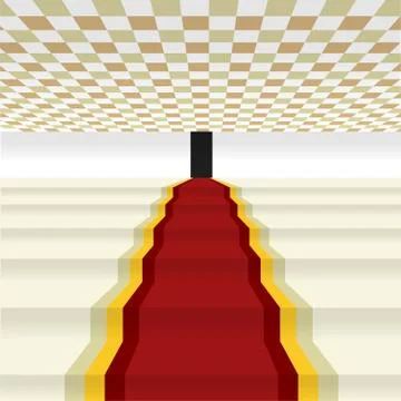 Red carpet Stock Illustration