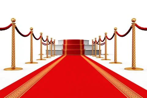 Red carpet Stock Illustration