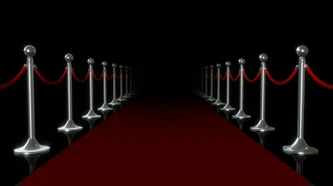 Red carpet loop flash Stock-Footage 580337