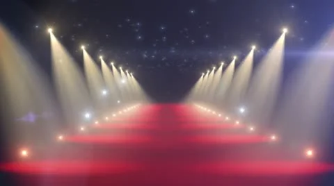 Red carpet loop Stock Footage 14401711