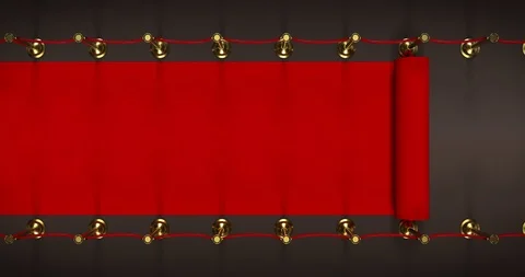 Red Carpet, looping animation Video stock 96770283