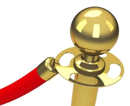 Red carpet object Stock Illustration