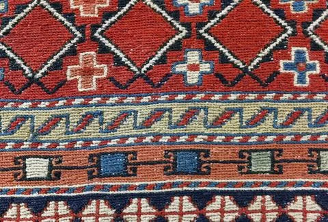 Red carpet pattern very nice as a background texture Stock Photos