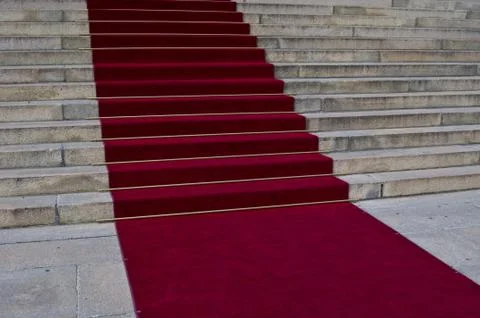 Red carpet Stock Photos