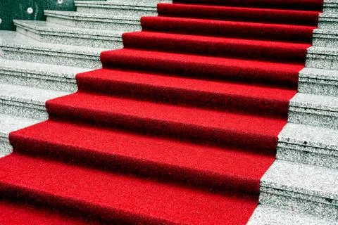 Red carpet Stock Photos