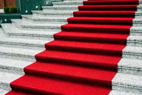 Red carpet Stock Photos