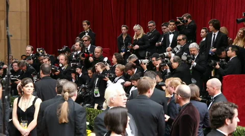 Red Carpet Photographers Video stock 649840