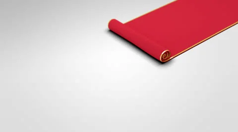 Red Carpet Roll 스톡 동영상 25364126