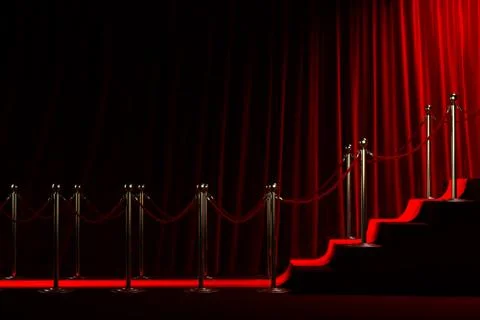 Red carpet for success Stock Illustration