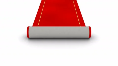 Red Carpet, White background, sequence Stock Footage 46999309