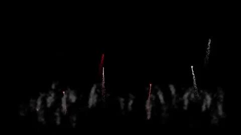 Red cascade Video stock 311118735