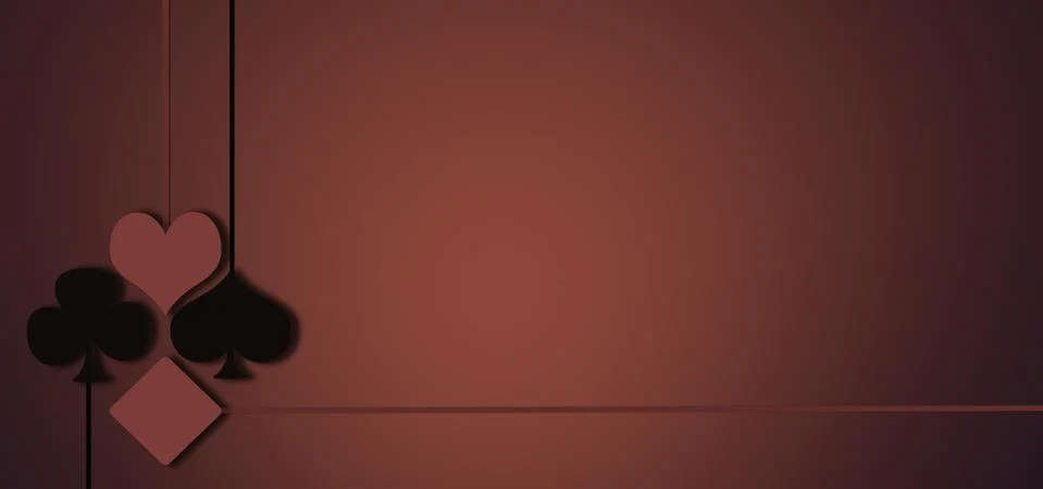 Red casino 3d rendering background concept. Illustrazione stock