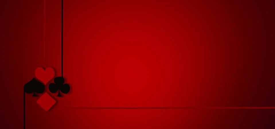 Red casino 3d rendering background concept. Illustrazione stock
