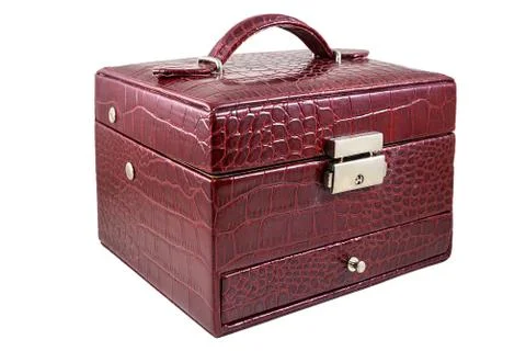 Red casket Stock Photos