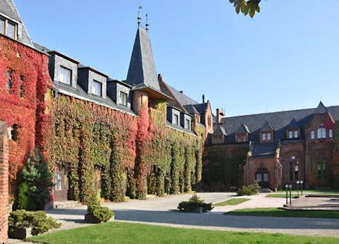 Red castle Stock Photos