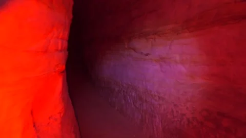 The Red cave, catacombs Stock Footage 255275294