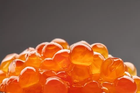 Red caviar background Stock Photos