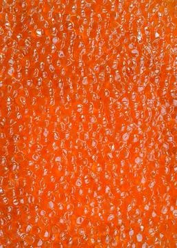 Red Caviar Background Texture Full Frame Stock Photos