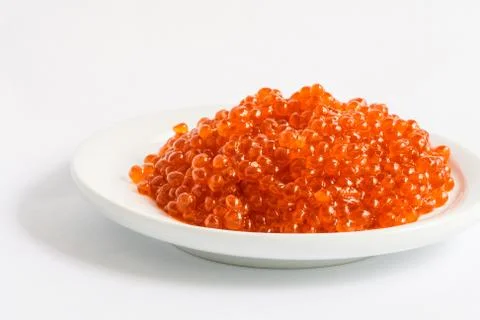 Red caviar large Foto stock