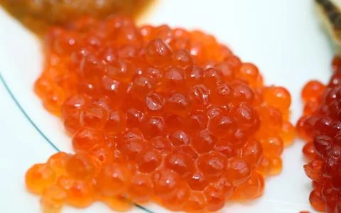 Red caviar Stock Photos
