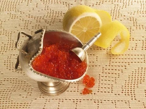 Red caviar Stock Photos